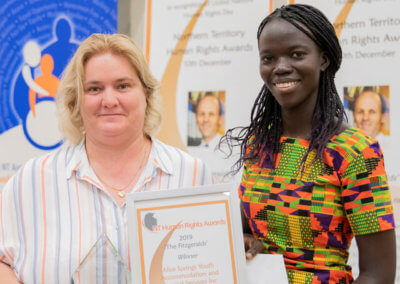 The Fitzgerald Youth Award- Alice Springs Youth Accommodation & Support Services Inc
