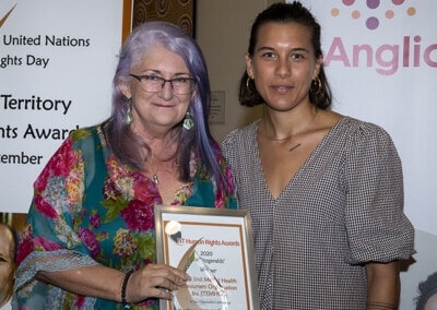 The Fitzgerald Social Change Award - Top End Mental Health Consumers Organisation TEMCHO - Helen Day