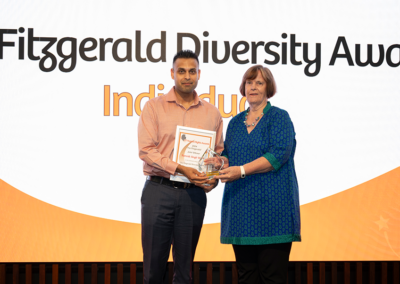 2024 - Diversity Award individual winner - Ramnik Singh Walia and Joanne Schilling